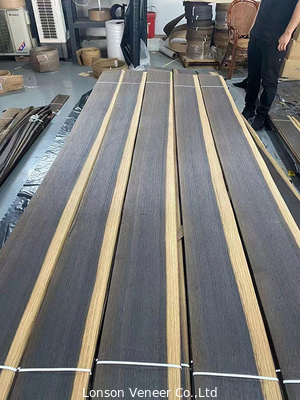 Naturalne drewno ciemny fumed europejski panel fornirowy klasy 0,55 mm