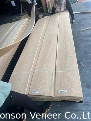 0.4mm Panel Białej Dębowej Drzewa Finery Stopień AAA dobre w magazynie Crown Cut