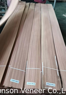 1 mm sapele Drzewa veneer Sapelli płasko obcięty Panel AA klasy meble drzwi