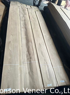 0.5mm Knotty Grade White Oak Wood Veneer dla drzwi meblowych w stylu retro